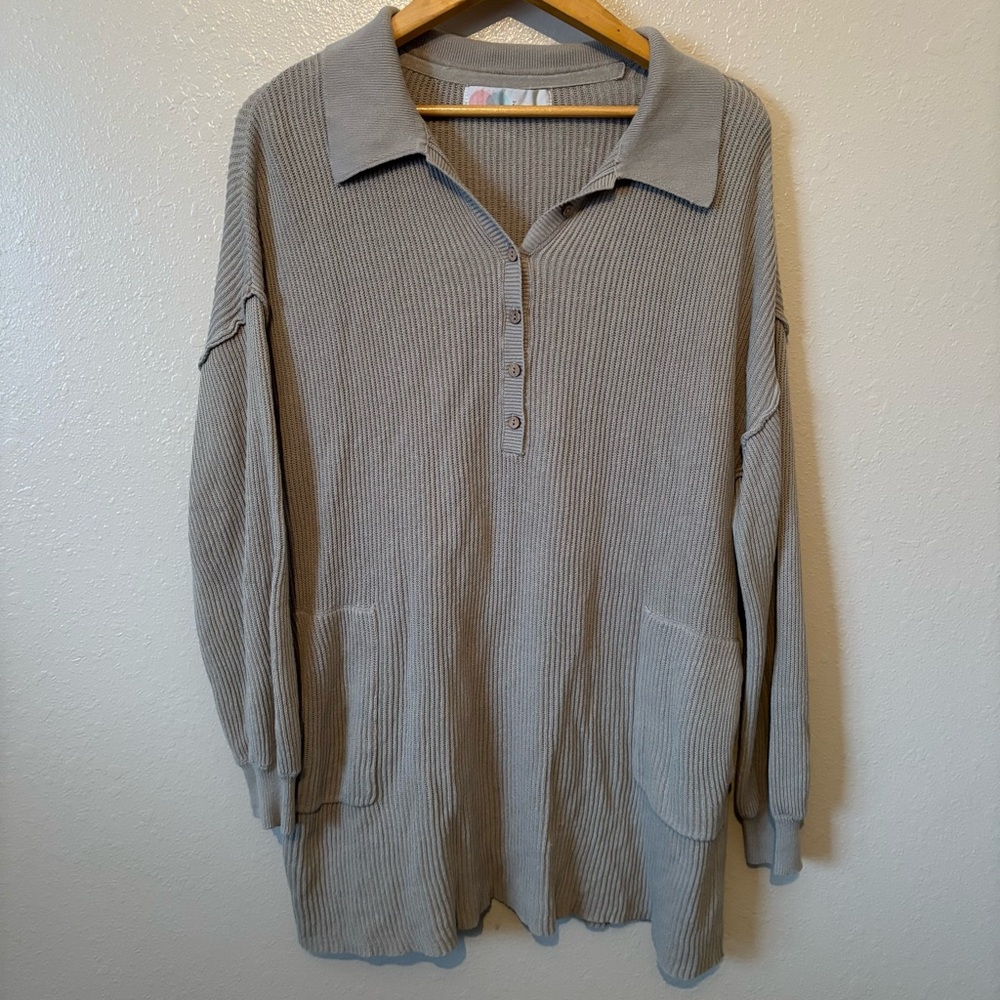 Free People Picnic Sweater Mini Dress
